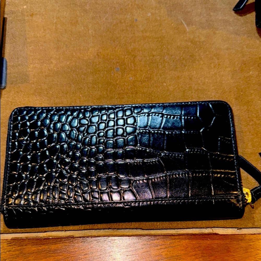 RADLEY black leather croco wallet. excellent condition- Matching bag listed too - Picture 2 of 4